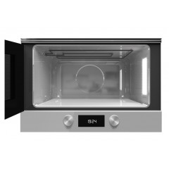 Teka ML 8220 BIS L Steam Glass Εντοιχιζόμενος Φούρνος Μικροκυμάτων με Grill 22lt Γκρι 112030004